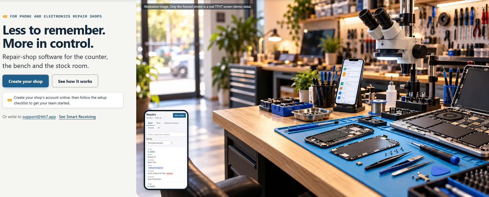 Electronic Repair Services Management Software For Stores - by MAC DALAT