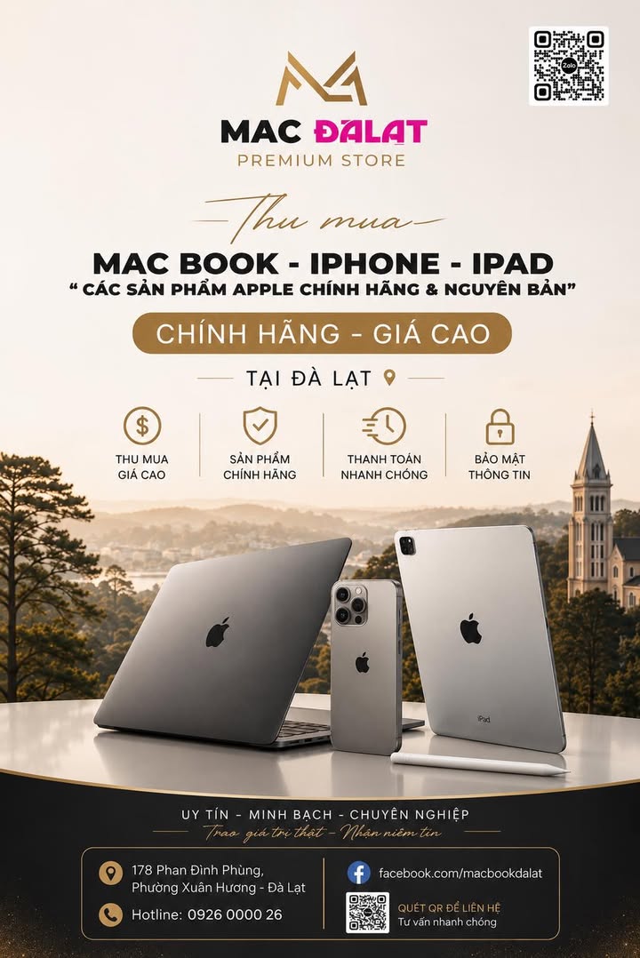 MAC DALAT THU MUA APPLE !