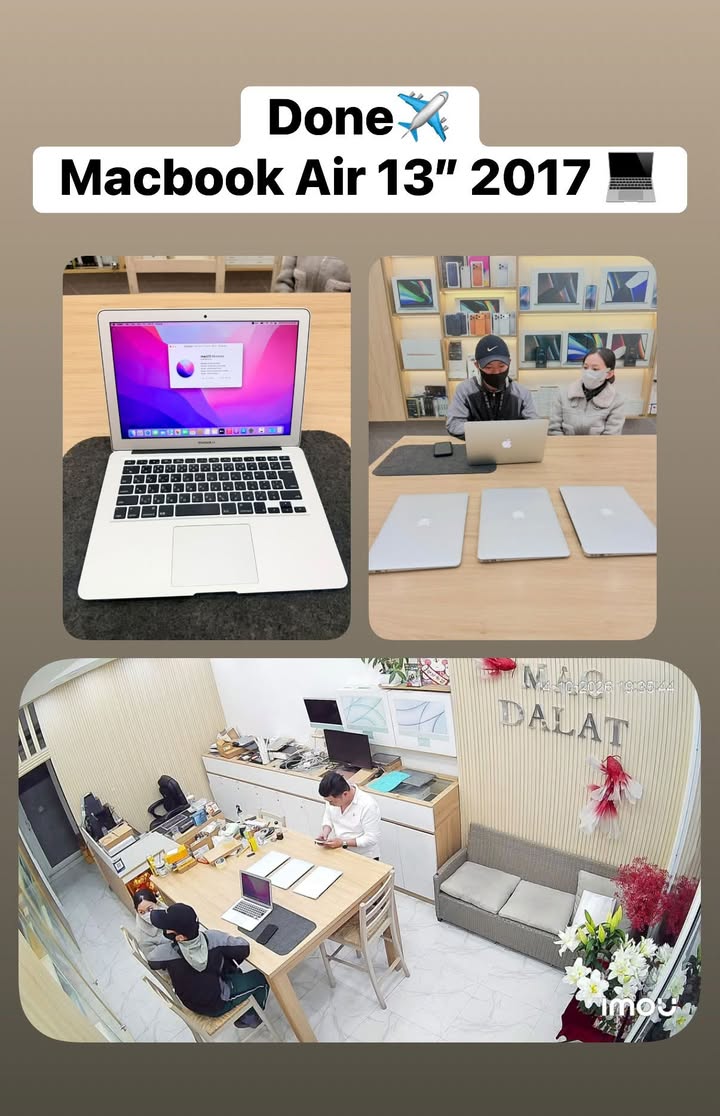 Macbook Air 13 2017 siêu zin keng đét