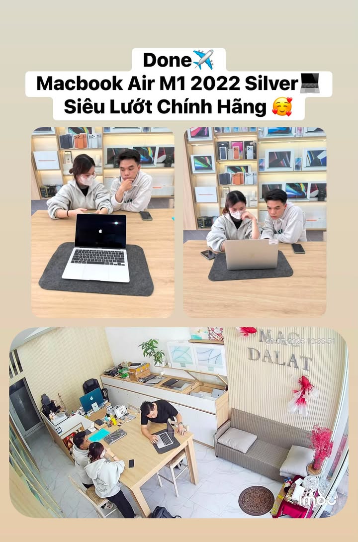 Macbook Air M1 2022 Lướt Chính Hãng VN