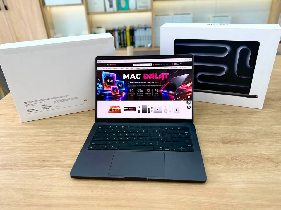 Macbook Pro M5 14 16/512G Chính Hãng VN