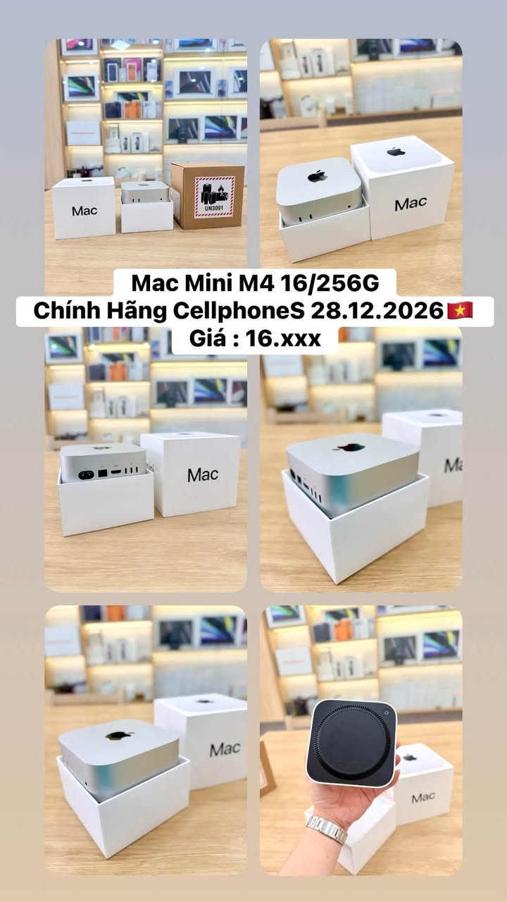 MacMini M4 16/256G còn BH Chính Hãng