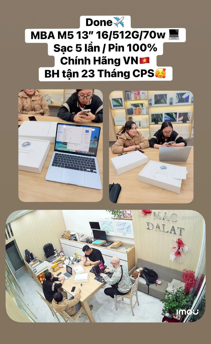 MBA M5 13 16/512G Siêu Lướt Chính Hãng