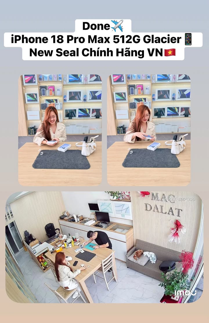 Mở Hàng 18 ProMax 512G Glacier New VN