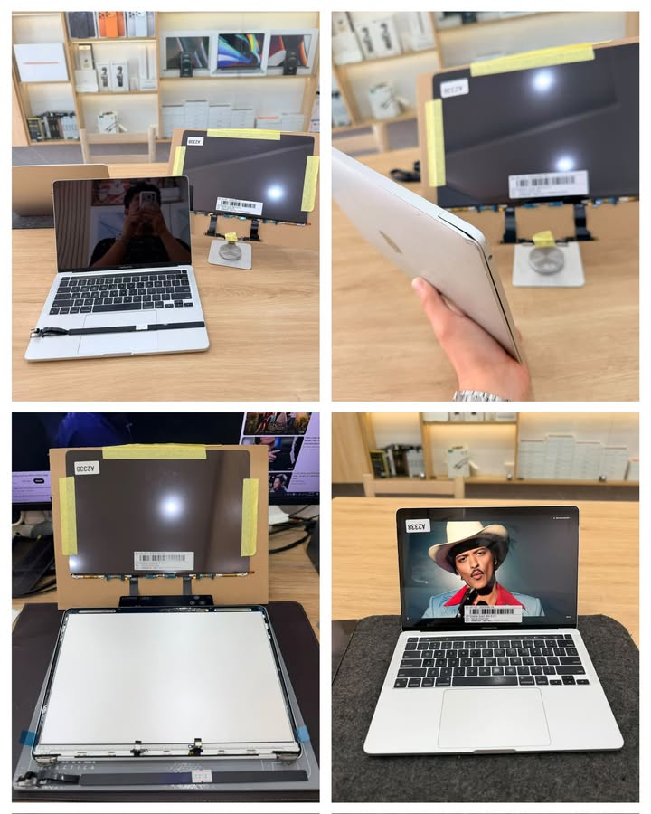Thay LCD Zin + Touchbar Macbook Pro M1