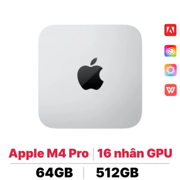 Mac mini M4 Pro 2024 12CPU 16GPU 64GB 512GB | Chính hãng Apple Việt Nam