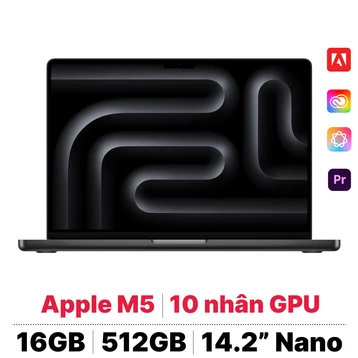 MacBook Pro 14 M5 10CPU 10GPU 16GB 512GB Nano | Chính hãng Apple Việt Nam