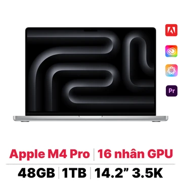 MacBook Pro 14 M4 Pro 12CPU 16GPU 48GB 1TB | Chính hãng Apple Việt Nam
